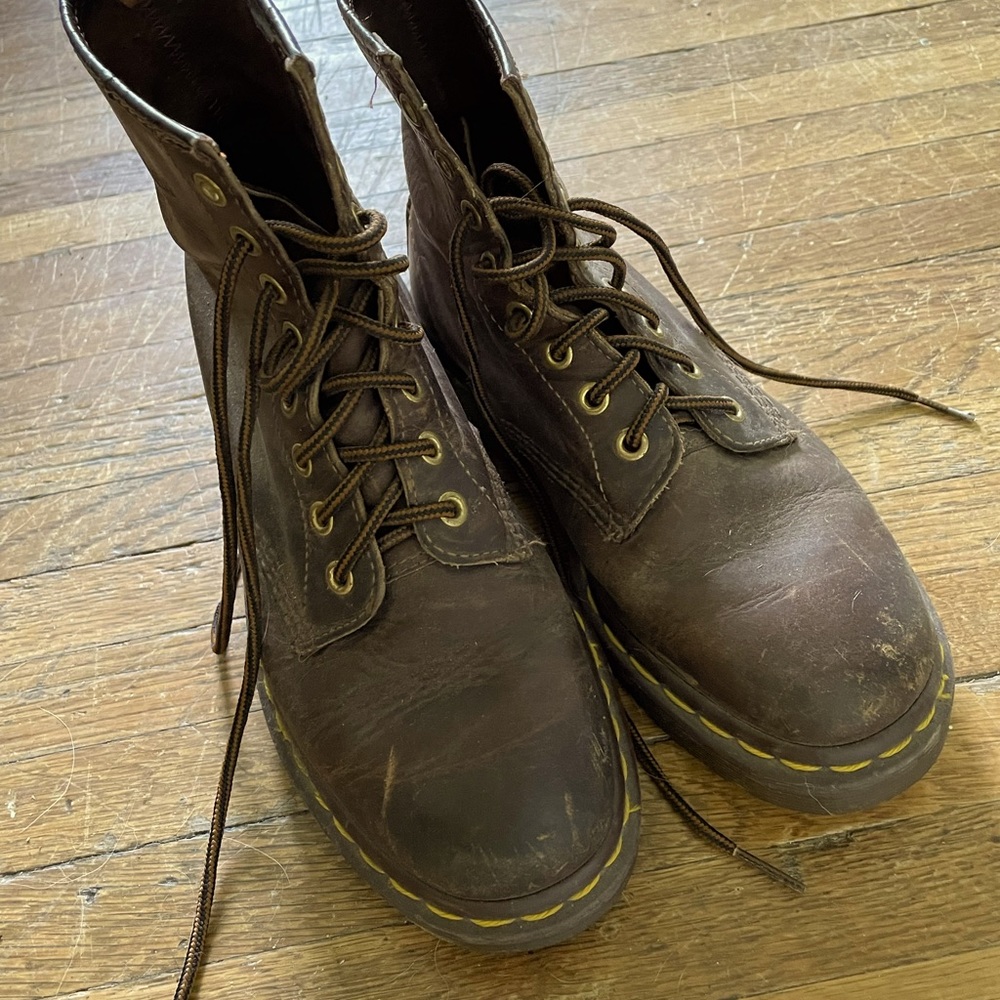 Vintage brown leather Dr. Marten’s boots